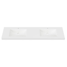 Grand Countertop with Double Integrated Basin